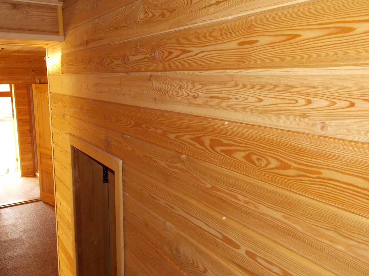 Имитация бруса Лиственница