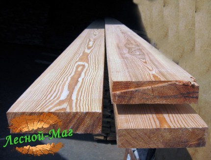 Обрезная доски лиственница